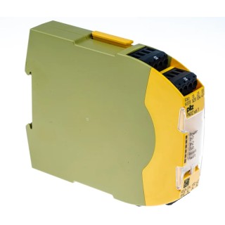 Pilz 24V DC Safety Relay with 3 Safety Contacts, 1 Auxiliary Contact, DIN Rail Mount PNOZ s6.1 750126