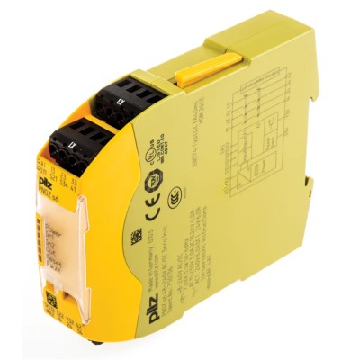 Pilz PNOZ s6 240V AC/DC 48V AC/DC Safety Relay with 3 Safety Contacts and 1 Auxiliary Contact 750136