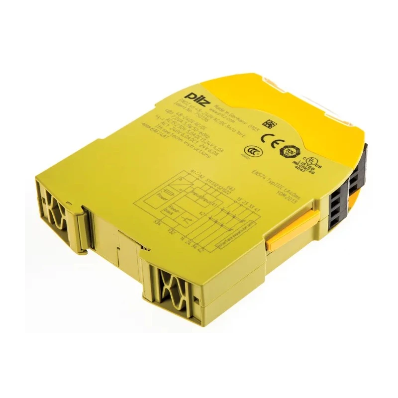 Pilz PNOZ s6 240V AC/DC 48V AC/DC Safety Relay with 3 Safety Contacts and 1 Auxiliary Contact 750136