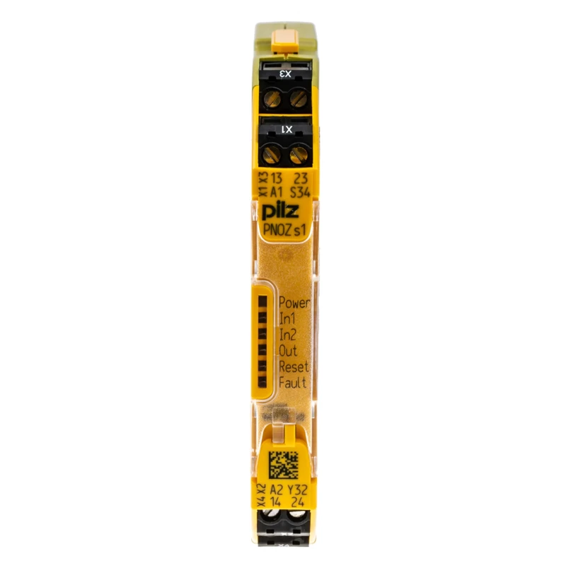 Pilz PNOZ s1 24V DC Safety Relay with 2 Safety Contacts 2NO, DIN Rail Mount 2W Power Consumption 750101