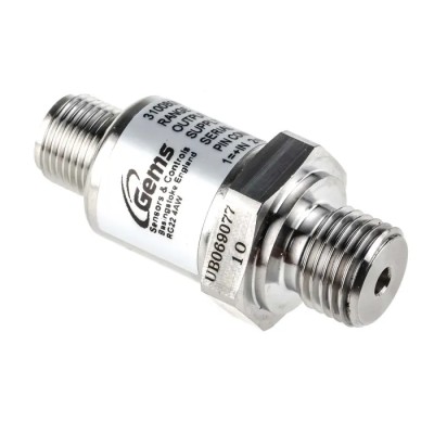Gems Sensors 3100 Series Pressure Sensor Analogue Output 0 bar Minimum, 10 bar Maximum, Relative Reading 3100B0010G01E000