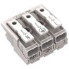WAGO 294 Series Snap-in Power Supply Connector Female Push-in 3-Pole 24A 500V 294-5013