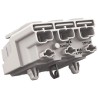WAGO 294 Series Snap-in Power Supply Connector Female Push-in, 3-Pole, 24A, 500V, 3-Way 294-5113