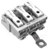 WAGO 294 Series Snap-in Power Supply Connector Female Push-in, 3-Pole, 24A, 3-Way 294-5413