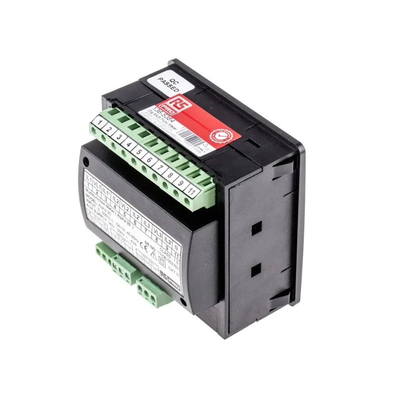 RS PRO LED Digital Panel Multifunction Meter for Active, AC Current, Frequency, Power, AC Voltage Energy 92 mm x 92 136-5384