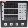 RS Pro Digital Panel Multifunction Meter Power Voltage Frequency Current LED Display 92mm x 92mm 136-5381