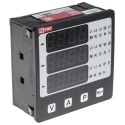 RS Pro Digital Panel Multifunction Meter Power Voltage Frequency Current LED Display 92mm x 92mm 136-5381