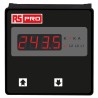 RS Pro Digital Voltmeter AC, LED Display 4-Digits ±0.5 + 1 Digit %, Cutout 92mm x 92mm Depth 55mm 136-5394