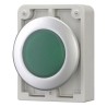 Eaton Green Pilot Light, 30 mm Cutout Diameter, Panel Mount, IP67 Rated, Metal Bezel RMQ Titan M30 Series 183283 M30C-FL-G