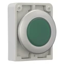 Eaton Green Pilot Light, 30 mm Cutout Diameter, Panel Mount, IP67 Rated, Metal Bezel RMQ Titan M30 Series 183283 M30C-FL-G