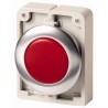 Eaton Red Pilot Light, 30 mm Cutout, Round Shape, Metal Bezel, IP67 Rated, Panel Mount RMQ Titan M30 Series 183282 M30C-FL-R