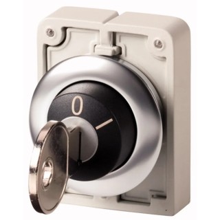 Eaton RMQ-Titan 2-position Key Switch Head, Latching Operation, 30 mm Cutout, IP66, 60° Angle of Throw 187047 M30C-FWRS-A1