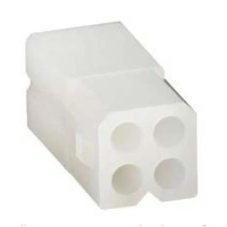 Molex Compact Power Connector Panel 4 Pole Female 11.5A 250V Nylon Housing Crimp Termination 150179-2040
