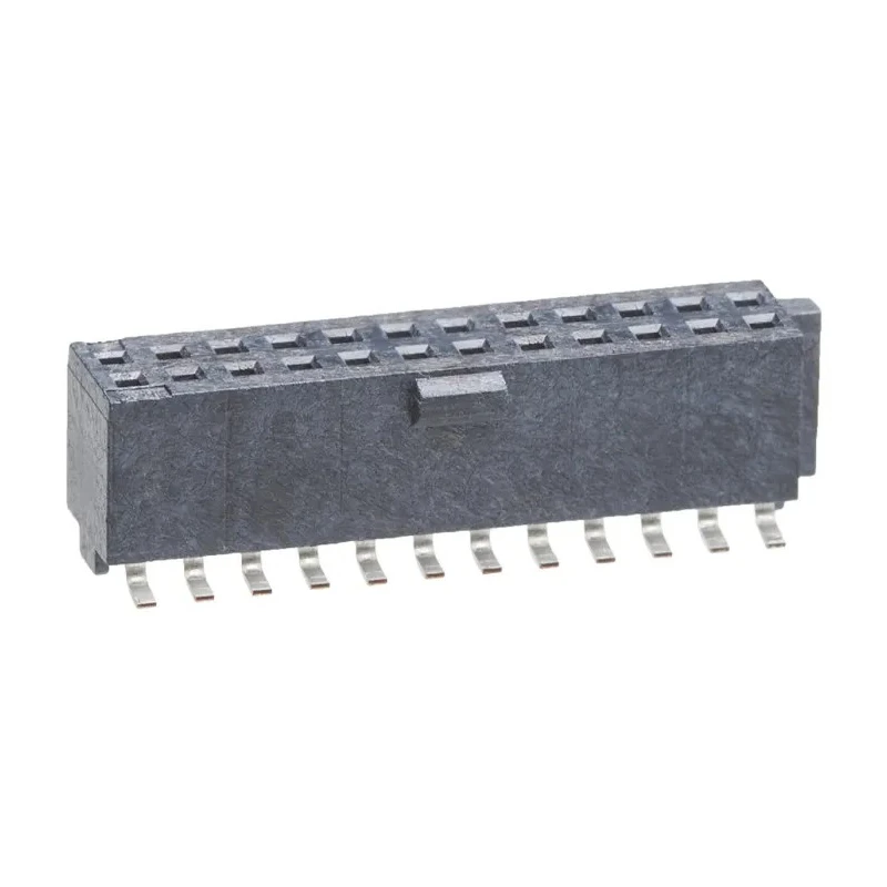 Molex Slim-Grid Series Straight Surface PCB Socket 24-Contact 2 Row 1.27 mm Pitch Solder 78120-2407