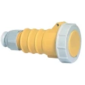 Bals Industrial Power Connector, 16A Current Rating, 110V Voltage, IP67 Yellow Cable Mount, Spring Terminal, Model IP67