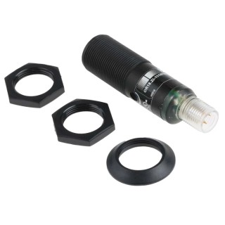 Baumer Diffuse Photoelectric Sensor Barrel Sensor 0 to 800 mm PNP Output IP67 OR18.ZI-PW1P.71O/B005