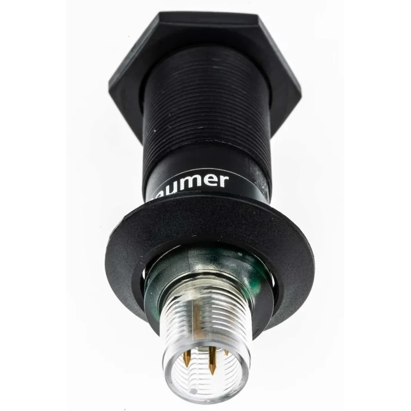 Baumer Diffuse Photoelectric Sensor Barrel Sensor 0 → 300 mm PNP Threaded Terminal IP67 OR18.ZI-PW1P.71O/B013