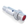 Baumer Through Beam Photoelectric Sensor Barrel Style Stainless Steel Housing IP69K IP67 20 mm Detection OR18W.EI-PW1P.9VO