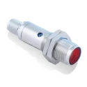 Baumer Stainless Steel Diffuse Photoelectric Sensor Barrel Sensor 0 → 300 mm PNP Output IP67 IP69K OR18W.ZI-PW1P.9VO/B013