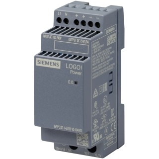 Siemens LOGO POWER Switched Mode DIN Rail Power Supply 264V AC Input, 15V DC Output, 1.9 A, 28.5 W 6EP3321-6SB10-0AY0