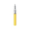Belden Yellow Triax Cable 6.12 mm OD 152 m Length 50 Ω Impedance 1400 V 20AWG Stranded Tinned Copper Conductor 9222 004500