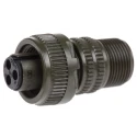 Amphenol Industrial MIL Spec Circular Connector Copper Alloy Straight 2 Way Female Free Hanging MS3106A-10SL-4S