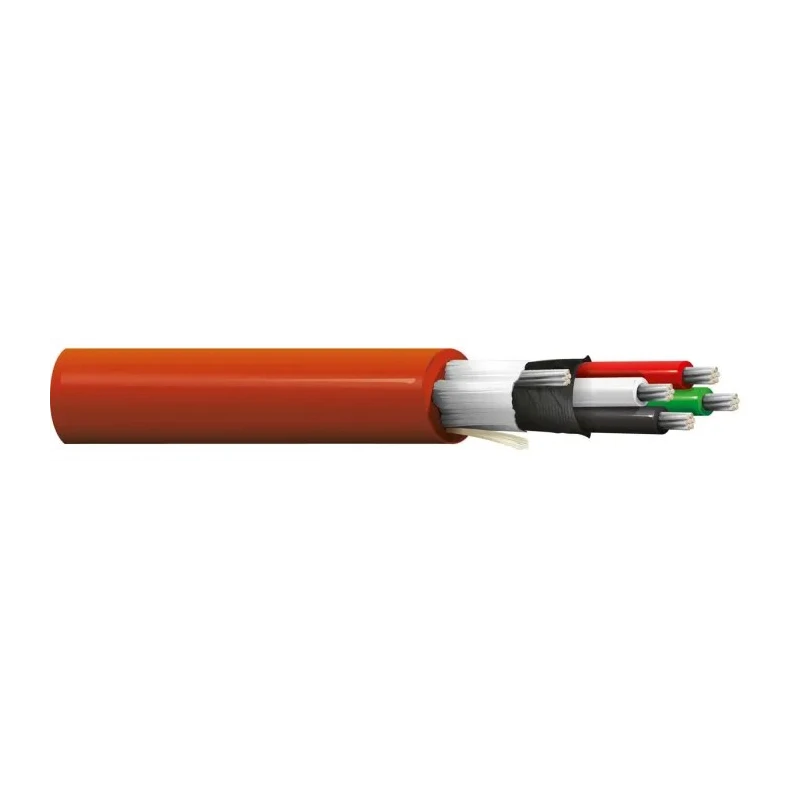 Belden Data Cable 4 Cores 30 m Red Silicone Jacket 600V 83396