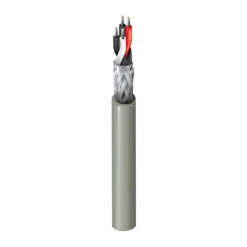 Belden 9842 Series Data Cable 2 Pairs 4 Cores 0.25 mm² 1000 ft Chrome Sheath Polyvinyl Chloride 9842 0601000