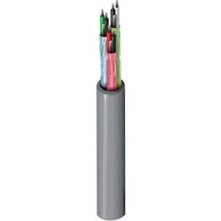 Belden 3-Pair Screened Audio Cable 152 m, Tin Copper Wire Conductor, PVC Silver Jacket 9873 060500