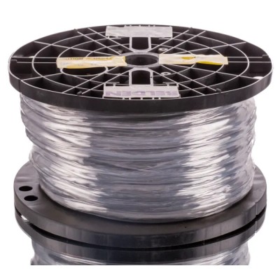 Belden Audio Cable 2-Pair Unscreened, 152m Length, Tin Copper Stranded Conductor, PVC Silver Jacket, 80°C, 9156 060500