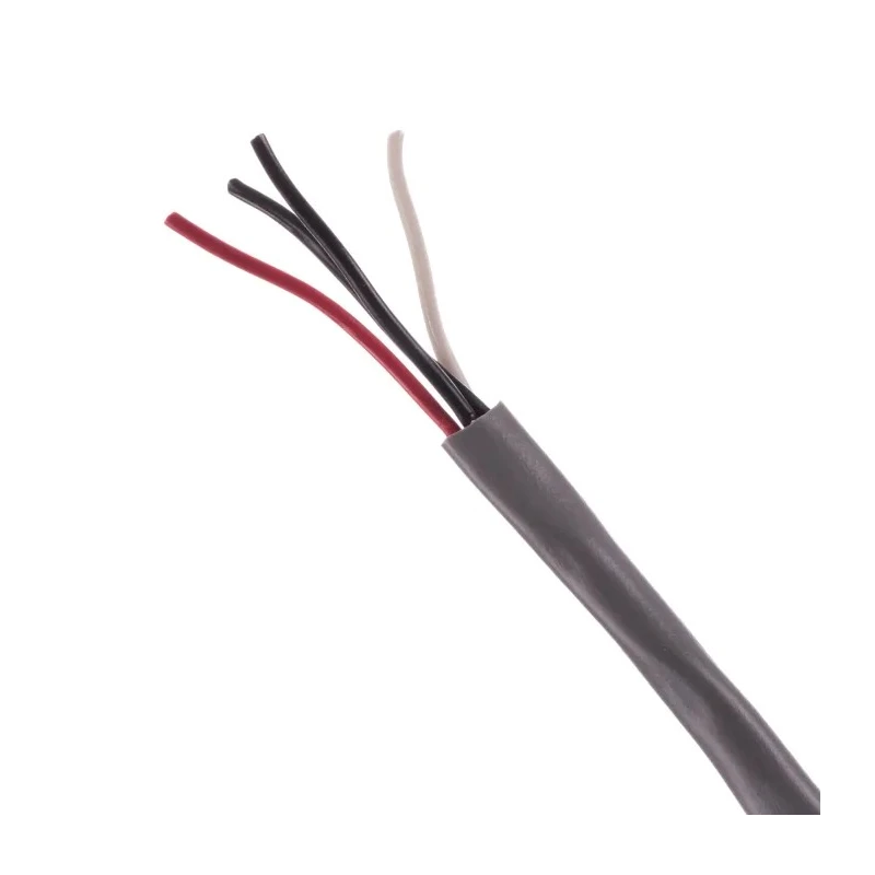 Belden Audio Cable 2-Pair Unscreened, 152m Length, Tin Copper Stranded Conductor, PVC Silver Jacket, 80°C, 9156 060500
