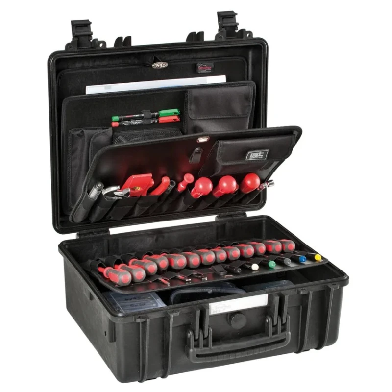 GT Line 2 Drawer Plastic Tool Case 445 mm Length 345 mm Width 190 mm Height IP67 Waterproof GT44-19PTS