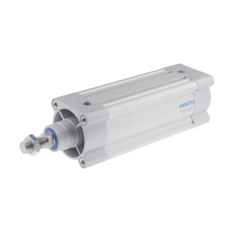Festo Pneumatic Piston Rod Cylinder 80mm Bore, 320mm Stroke, Double Acting, Aluminium Body, DSBC-80-320-PPVA-N3