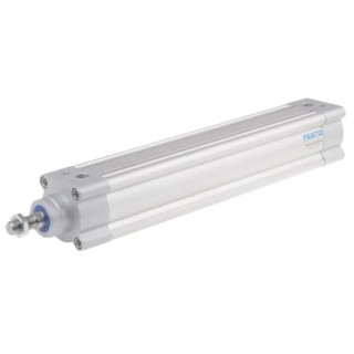 Festo Pneumatic Piston Rod Cylinder Double Acting 63mm Bore 400mm Stroke Aluminium Body DSBC-63-400-PPVA-N3