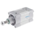 Festo Pneumatic Piston Rod Cylinder 80mm Bore, 25mm Stroke, Double Acting, Aluminium Body DSBC-80-25-PPVA-N3