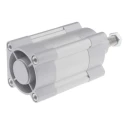 Festo Pneumatic Piston Rod Cylinder 80mm Bore, 25mm Stroke, Double Acting, Aluminium Body DSBC-80-25-PPVA-N3