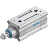 Festo Pneumatic Piston Rod Cylinder Double Acting 63mm Bore 40mm Stroke Aluminium Body DSBC-63-40-PPVA-N3