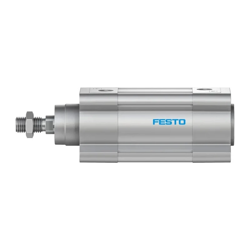 Festo Pneumatic Piston Rod Cylinder Double Acting 63mm Bore 40mm Stroke Aluminium Body DSBC-63-40-PPVA-N3
