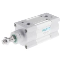 Festo Pneumatic Piston Rod Cylinder 63mm Bore, 40mm Stroke, Aluminium Body, Double Acting DSBC-63-40-PPSA-N3