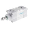 Festo Pneumatic Piston Rod Cylinder 63mm Bore, 40mm Stroke, Aluminium Body, Double Acting DSBC-63-40-PPSA-N3