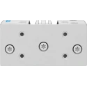 Festo Pneumatic Guided Cylinder DFM Series 63mm Bore, 50mm Stroke, Double Acting, Through Hole Mount DFM-63-50-P-A-GF