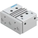 Festo Pneumatic Guided Cylinder DFM Series 63mm Bore, 50mm Stroke, Double Acting, Through Hole Mount DFM-63-50-P-A-GF