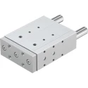 Festo Pneumatic Guided Cylinder 50mm Bore, DFM Series, 125 mm Stroke, Double Acting, Elastomer Cushioning DFM-50-125-P-A-GF