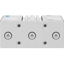 Festo Pneumatic Guided Cylinder 50mm Bore, DFM Series, 125 mm Stroke, Double Acting, Elastomer Cushioning DFM-50-125-P-A-GF