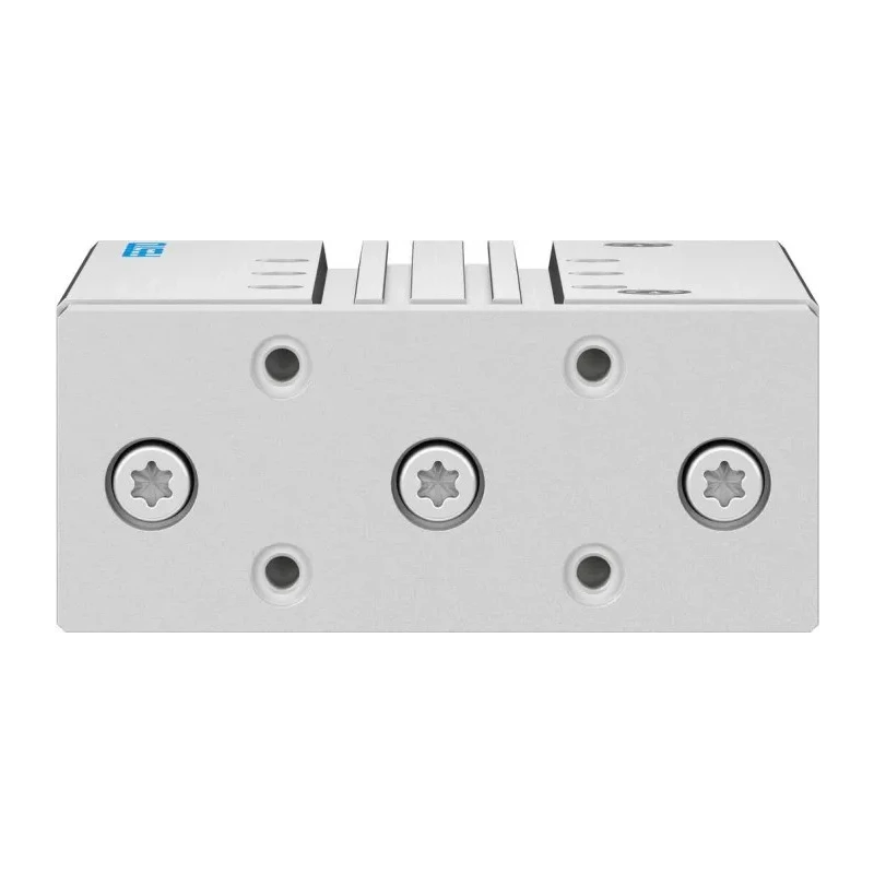 Festo Pneumatic Guided Cylinder 50mm Bore, DFM Series, 125 mm Stroke, Double Acting, Elastomer Cushioning DFM-50-125-P-A-GF