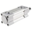 Festo Pneumatic Piston Rod Cylinder Double Acting 40mm Bore Aluminium Body 12 bar Operating Pressure DSBC-40-40-PPSA-N3