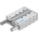 Festo Pneumatic Guided Cylinder 50mm Bore, DFM Series, 125 mm Stroke, Double Acting, Elastomer Cushioning DFM-50-125-P-A-GF