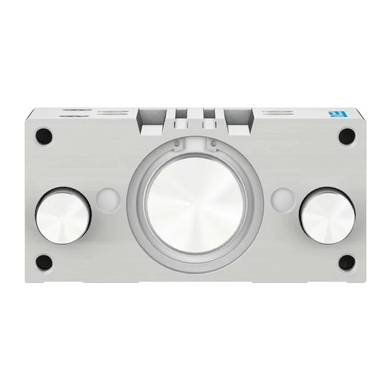 Festo Pneumatic Guided Cylinder 63mm Bore, Double Acting, 25mm Stroke, Through Hole Mount DFM-63-25-P-A-GF