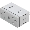 Festo Pneumatic Guided Cylinder 63mm Bore, Double Acting, 25mm Stroke, Through Hole Mount DFM-63-25-P-A-GF