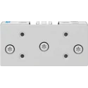 Festo Pneumatic Guided Cylinder 63mm Bore, Double Acting, 25mm Stroke, Through Hole Mount DFM-63-25-P-A-GF